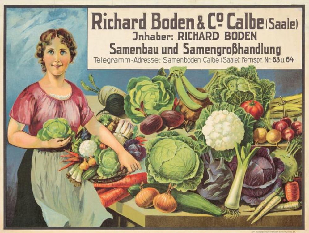 Richard Boden 1920 - Vintage Poster, Belle Epoque French Print, Poster Art Wall Art