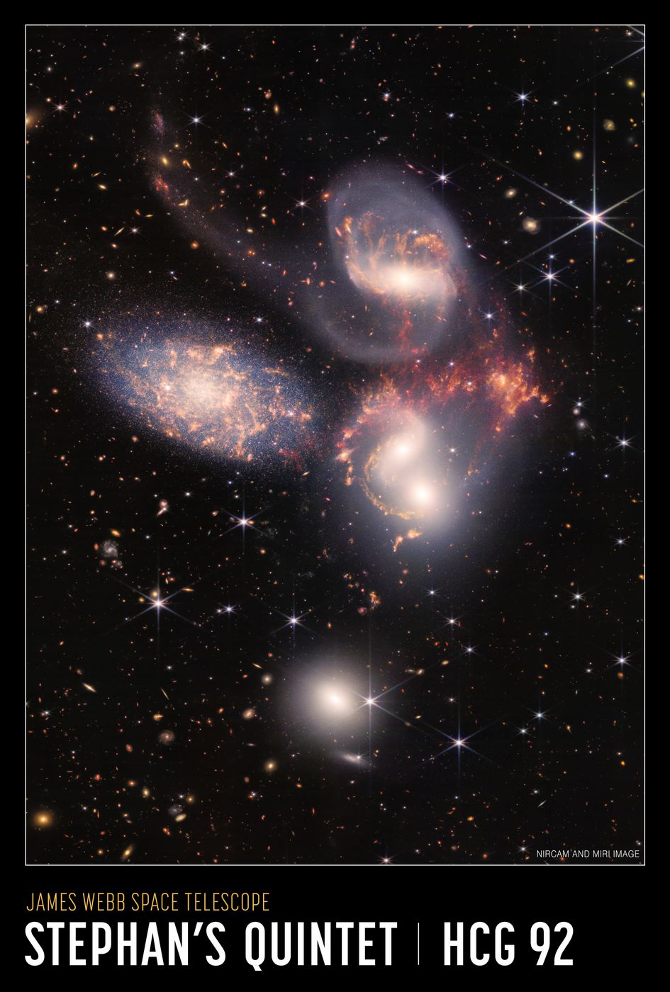 Stephan's Quintet Interacting Galaxies
