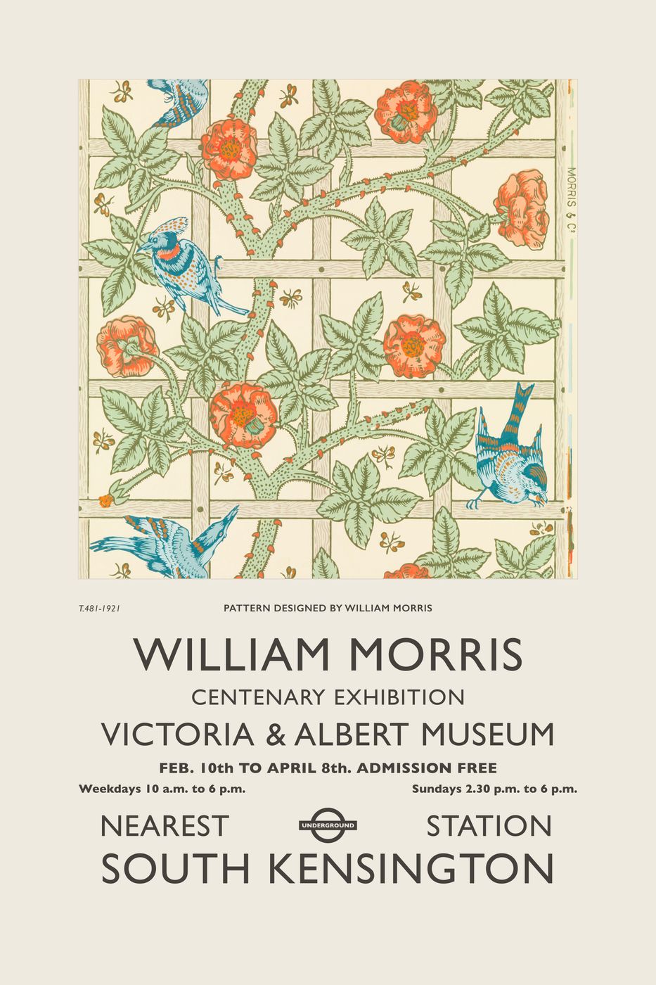 William Morris Exhibition Poster No. 22