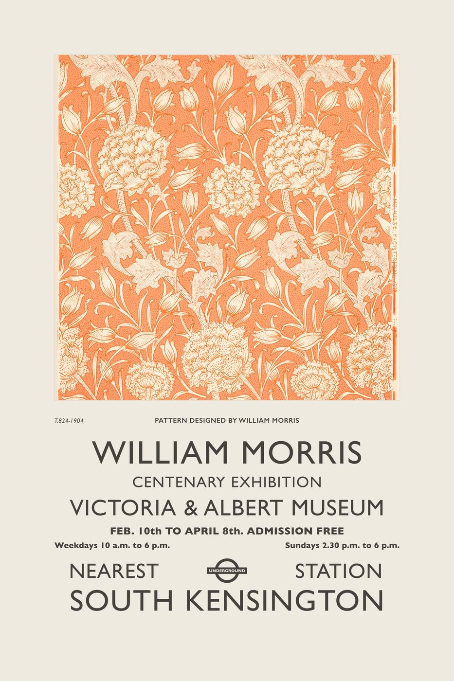 William Morris Exhibition Poster No. 25