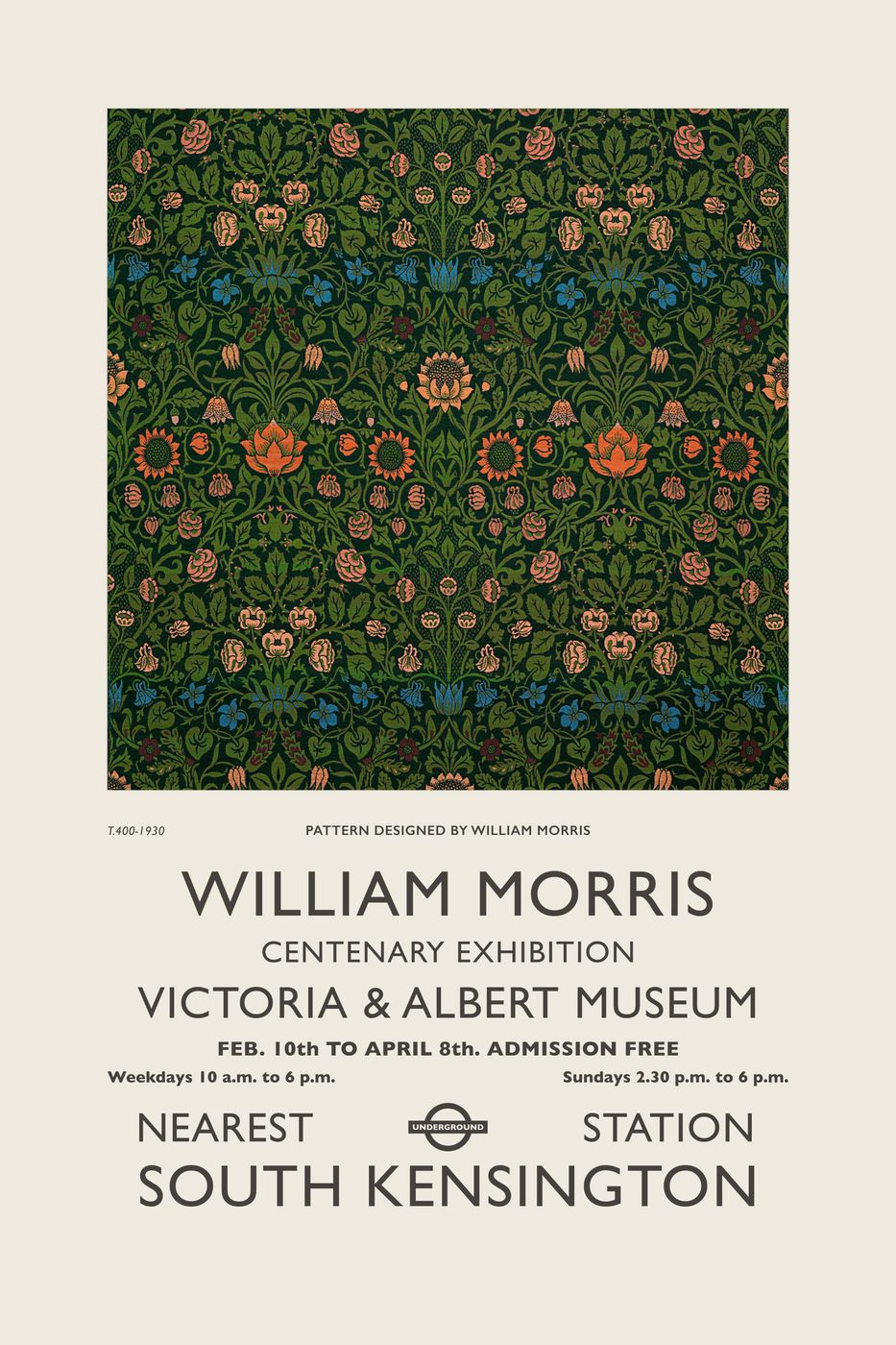 William Morris V&A Exhibition Print No. 26