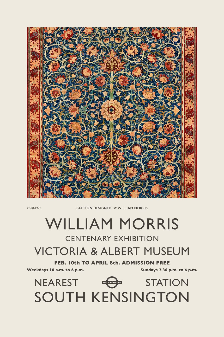 William Morris Exhibition Poster No. 28