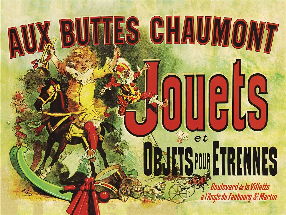 Jules Cheret Aux Buttes Chaumont Jouets
