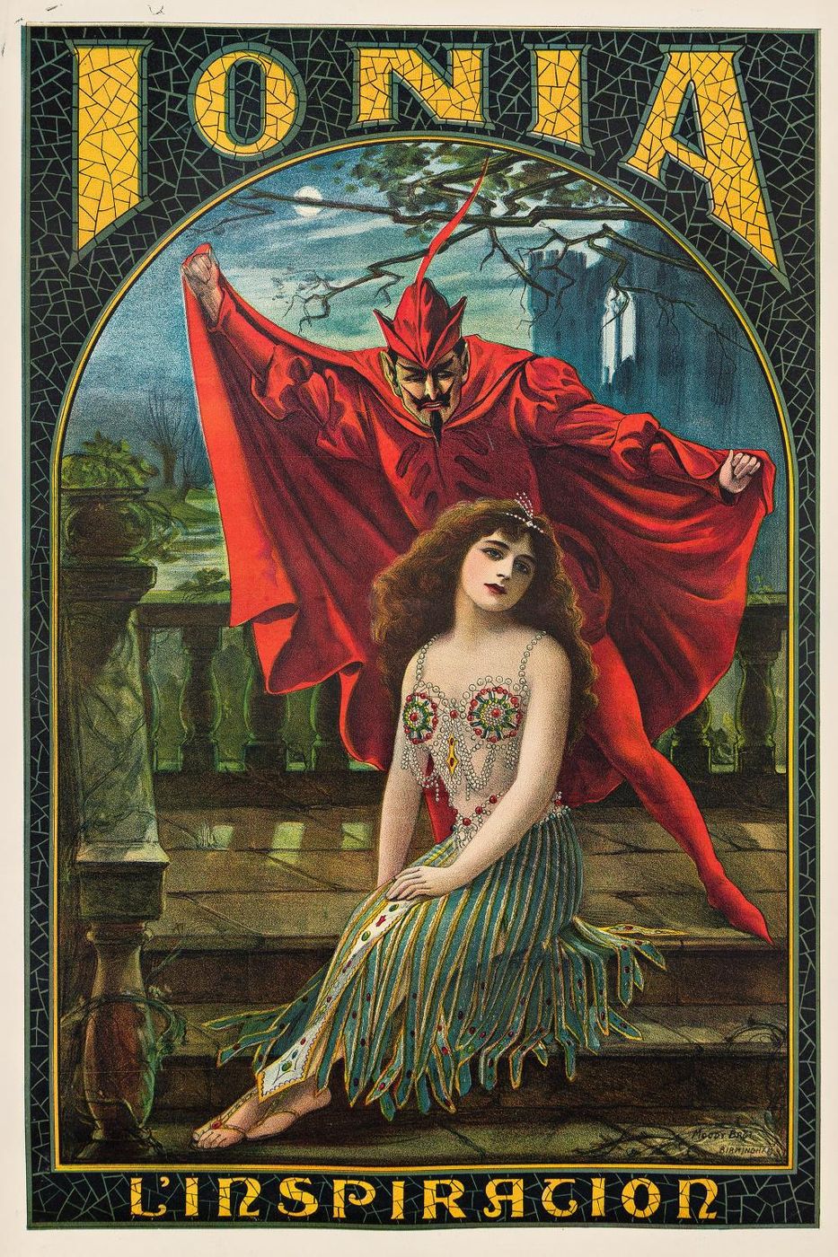 Ionia L'Inspiration Magic Poster c.1910 Moody Bros