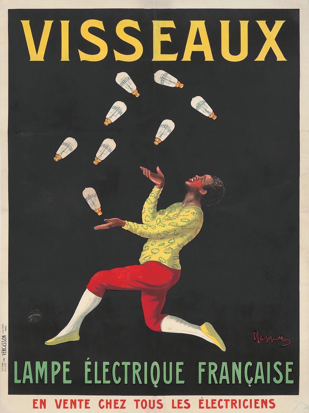 Visseaux 1913 - Leonetto Cappiello Vintage Advertising Poster, Belle Epoque French Print, Poster Art Wall Art