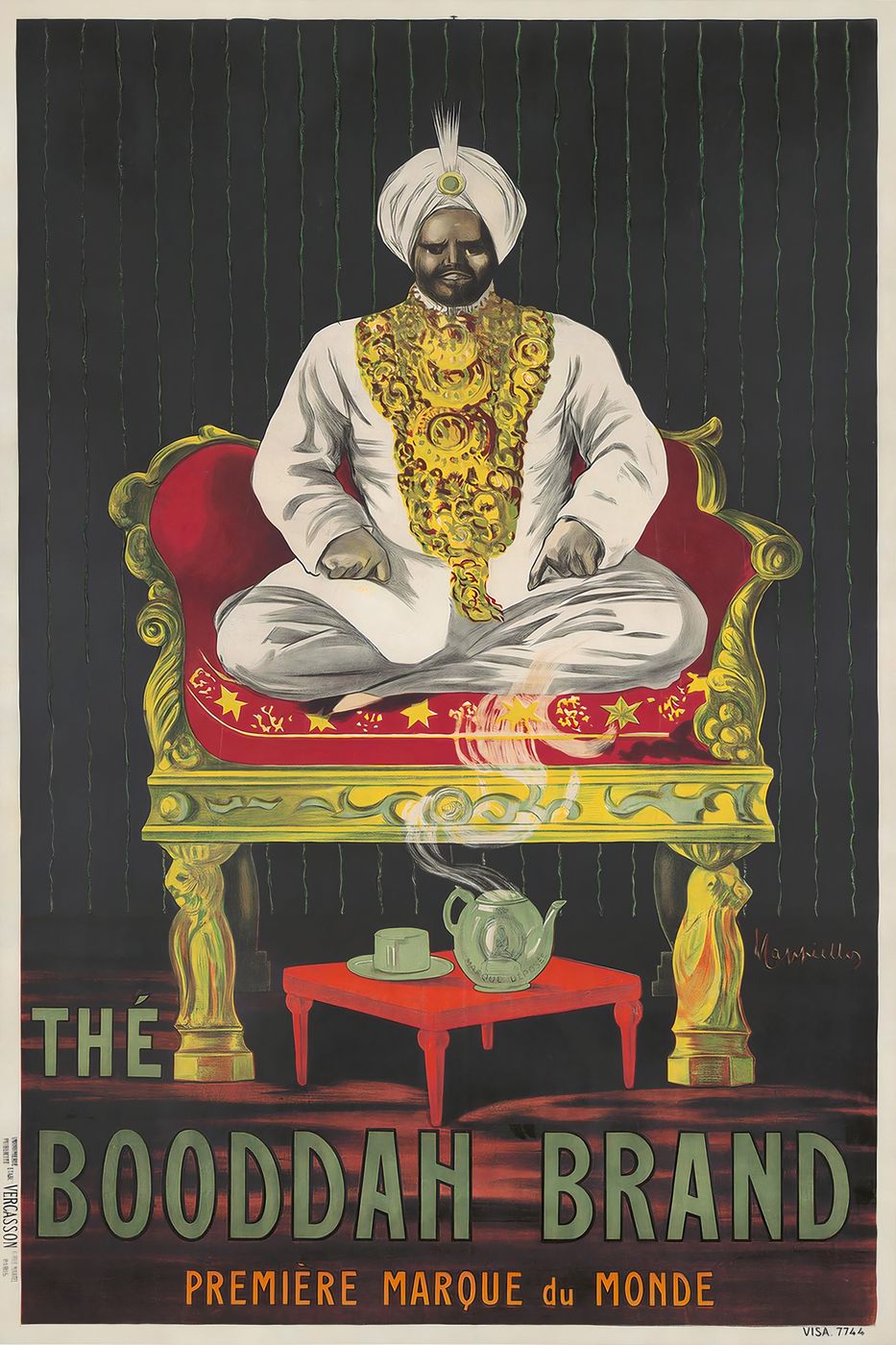 The Booddah Brand 1917 - Leonetto Cappiello Vintage Advertising Poster, Belle Epoque French Print, Poster Art Wall Art