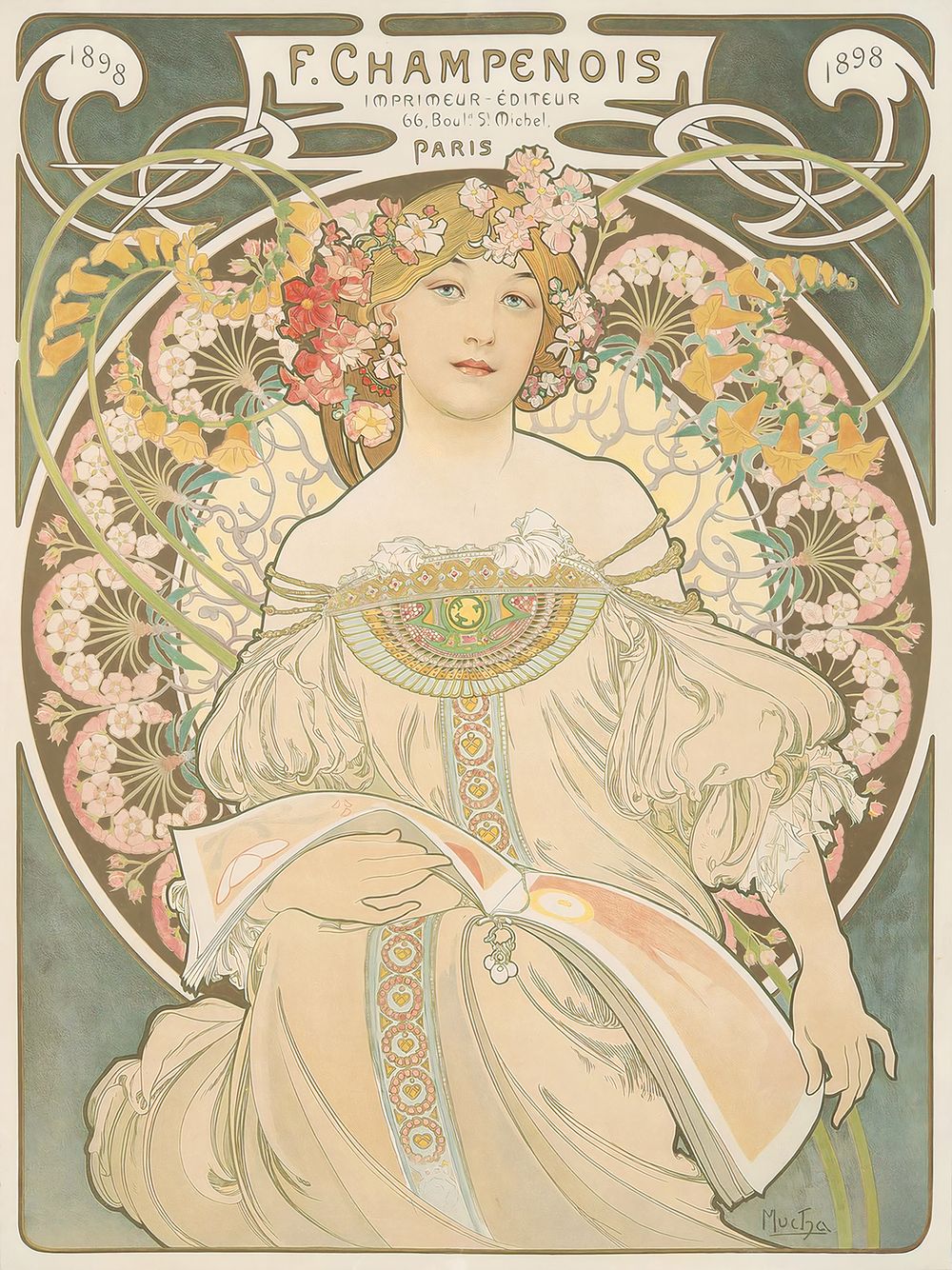 Alphonse Mucha F. Champenois / Reverie