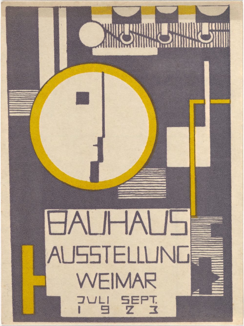 Bauhaus - No. 3 - Vintage Modernist / Bauhaus Poster, Modernist Wall Art, Mid-Century Print, Bauhaus Decor, Dark Academia Art
