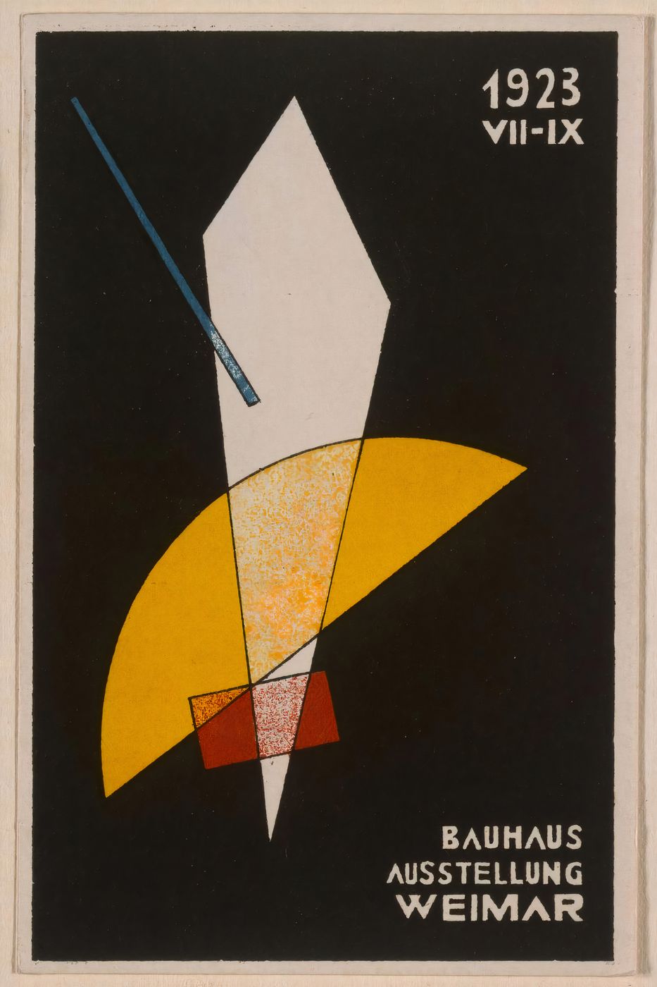 Bauhaus - No. 7 - Vintage Modernist / Bauhaus Poster, Modernist Wall Art, Mid-Century Print, Bauhaus Decor, Dark Academia Art