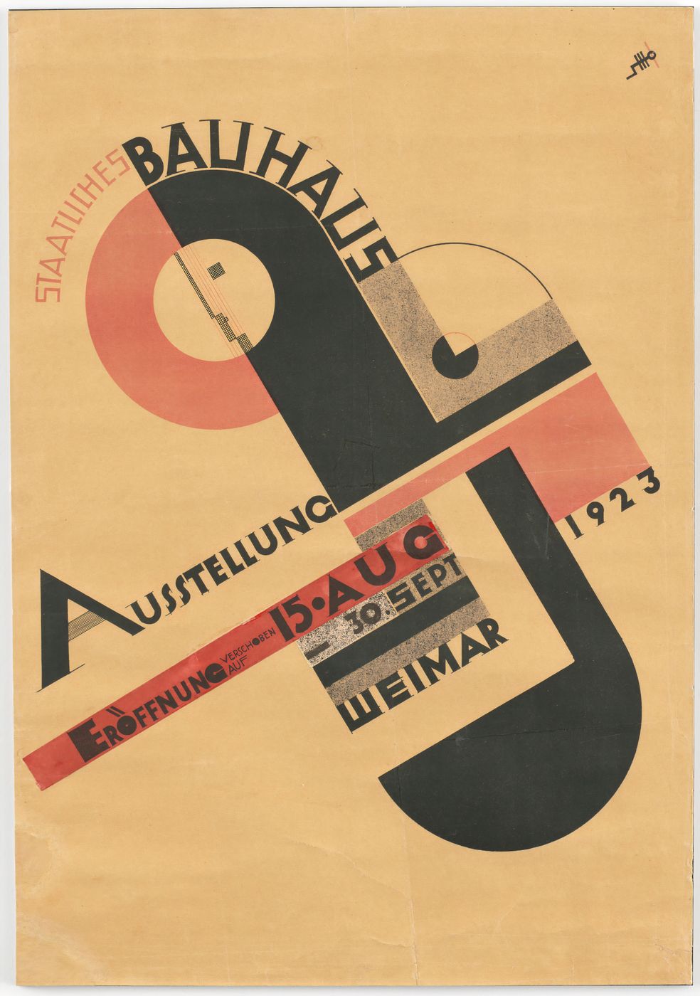 Bauhaus - No. 8 - Vintage Modernist / Bauhaus Poster, Modernist Wall Art, Mid-Century Print, Bauhaus Decor, Dark Academia Art