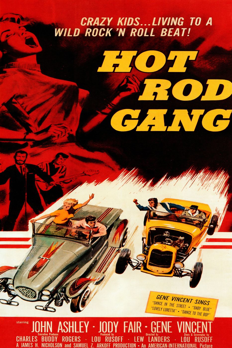 Hot Rod Gang Vintage Movie Poster