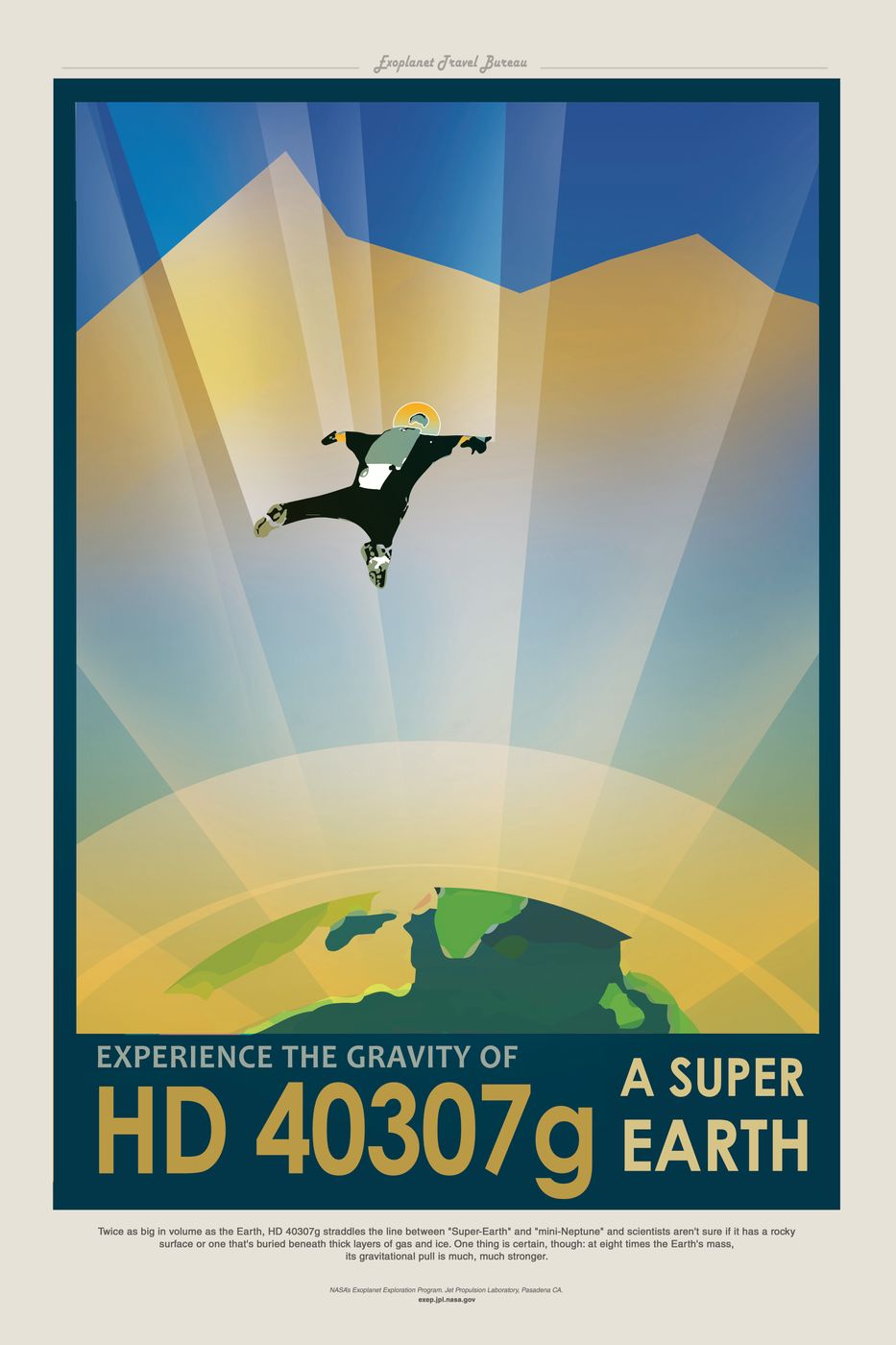 Hd40307g - NASA Visions of the Future Retro Space Travel Poster, Vintage Sci-Fi Wall Art, Galaxy Space Decor