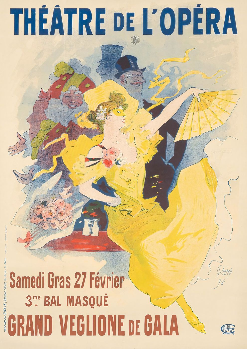 Leonetto Cappiello Théâtre de l'Opéra / 3me Bal Masqué