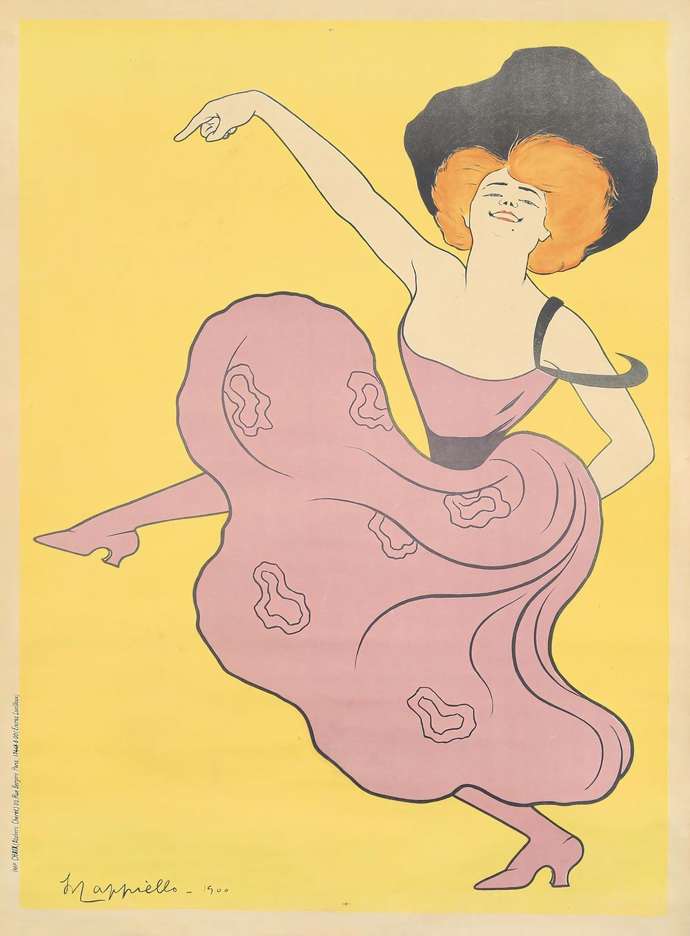 Leonetto Cappiello Folies-Bergere / Spectacle Varie - Vintage Cabaret Poster, Art Nouveau Wall Art, Parisian Nightlife Print