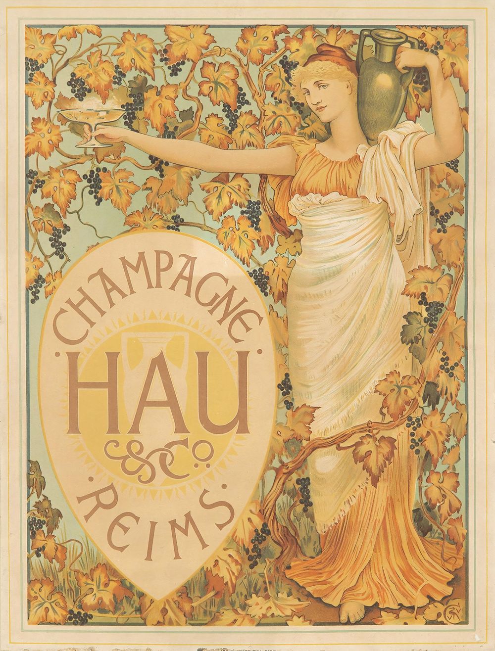 Walter Crane Champagne Hau