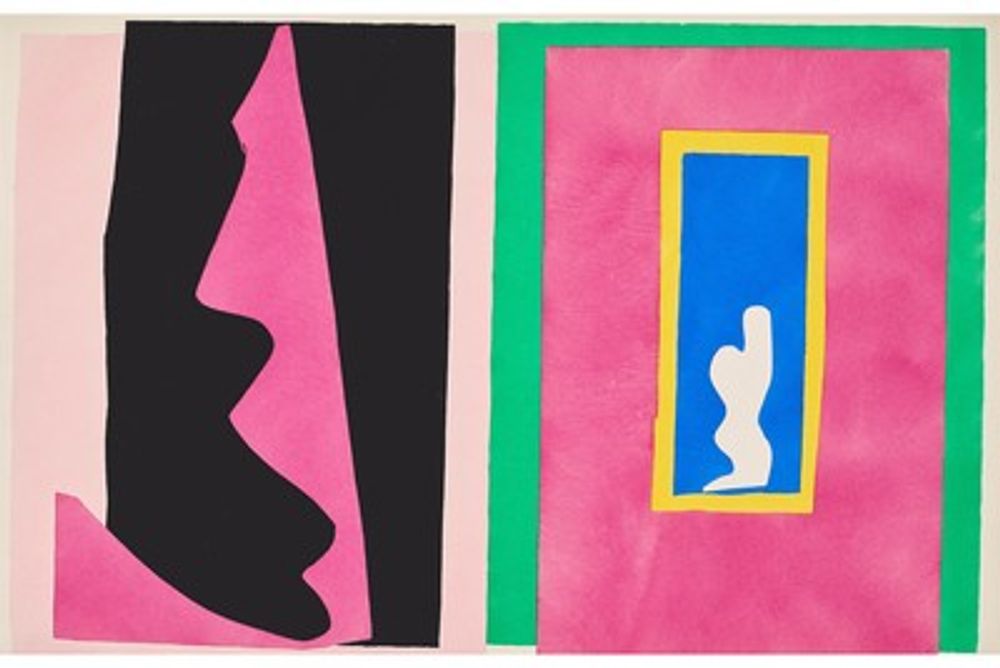 Destiny by Henri Matisse - Vintage Modernist Print, Abstract Cut-Out Wall Art, Colorful Mid-Century Poster