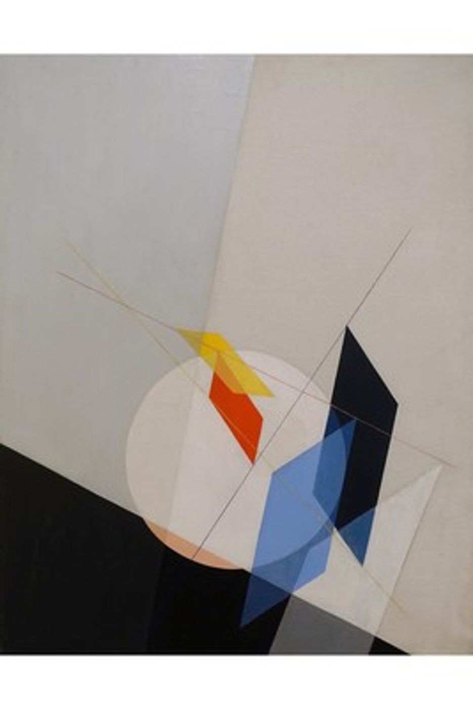 A 18 by Laszlo Moholy-Nagy - Vintage Bauhaus Print, Abstract Constructivist Wall Art, Modernist Geometric Poster